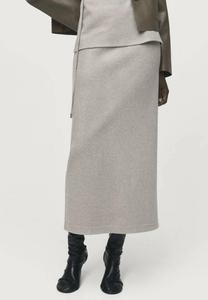 Юбка Mango Pencil skirt, Brown