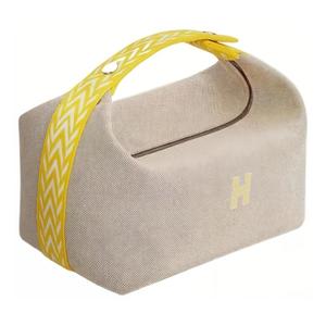 Сумка-органайзер для хранения тканей Bride a Brac, Дорожная косметичка малая Унисекс Лимон HERMES