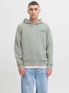 Jack & Jones Худи "Geplas" серого цвета