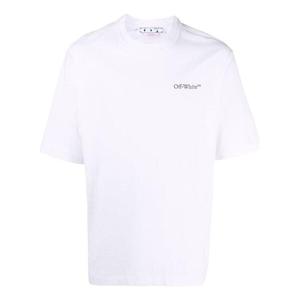 Футболка ss22 printing round neck pullover short sleeve ordinary version white Off-White, белый