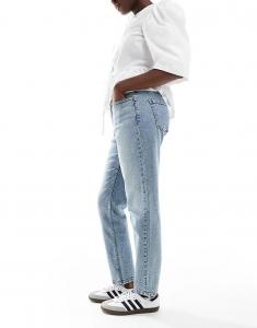 Узкие джинсы ASOS DESIGN Hourglass комфортного кроя, средне-синего цвета