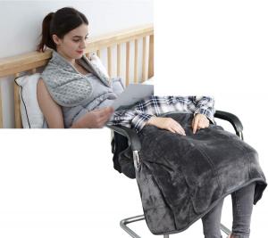 Утяжеленное одеяло на колени 99х58 см, 3,6 кг + утяжеленная накидка на плечи 0,9 кг