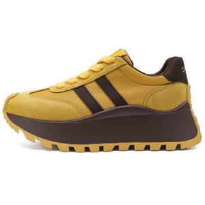 D:FUSE SCANDINAVIA D FUSE SCANDINAVIA Cortez Женские повседневные туфли с противоскользящей подошвой, устойчивые к истиранию, легкие, низкие, цвет хаки/коричневый, цвет Khaki/Brown