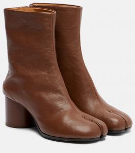 Кожаные ботильоны Tabi 60 Maison Margiela, Warm Coffee