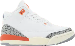 Кроссовки Air Jordan 3 Retro TD 'Georgia Peach', белый