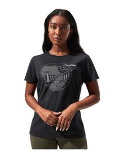 Хлопковая рубашка черного/черного цвета Berghaus