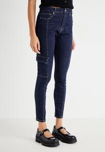 Джинсы облегающие ONLICONIC SKINNY ONLY, темно-синий деним