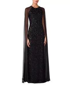 Элитное макси-платье Jenny Packham, черный