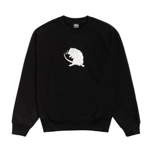Топ Stussy Long Range Crew 'Black'