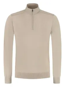 Вязаный свитер на молнии до середины Paul & Shark, нейтральный