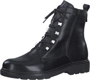 Женские современные ботинки на шнуровке MARCO TOZZI, Black (Black Nappa)