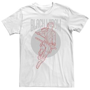 Мужская футболка Marvel Avengers Black Widow Simplicity