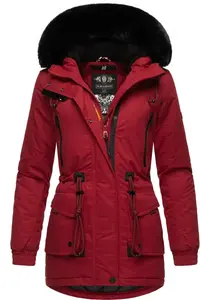 Зимнее пальто Marikoo "Olessaa", спортивная хлопковая парка на зиму, красный