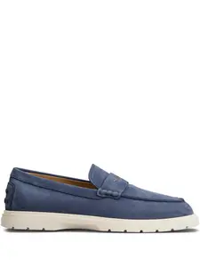 Кожаные лоферы Tod'S, синий