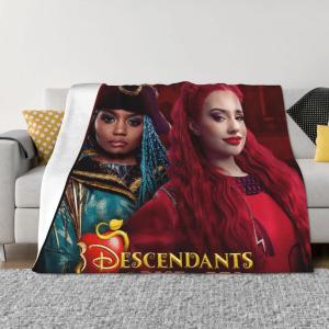 Потомки The Rise of Red Фланелевое одеяло из фильма Уютное ультра-мягкое микро-одеяло для кровати, дивана, дивана, автомобиля, офиса, кемпинга, путешествий, всесезонное флисовое одеяло 40 x 30 дюймов CUIONGOI, цвет White