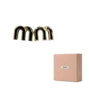 Эмалевые серьги MIU MIU