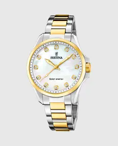 Женские часы F20655/1 Solar Energy из разноцветной стали Festina