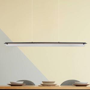 Светодиодный подвесной светильник Globo Lighting Muriella, дымчатое стекло / железо - 1-свет - черный