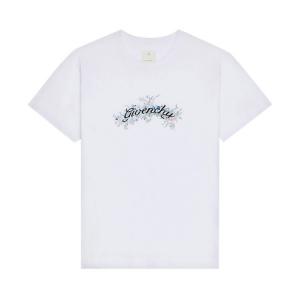 Футболка Givenchy Flowers T-Shirt White, белый