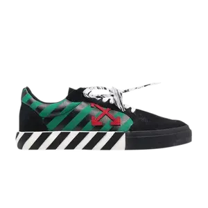 Кроссовки Off-White Off-White Vulc Sneaker 'Black Green Red', черный