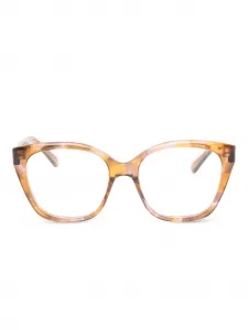 Очки в квадратной оправе Chloé, коричневый