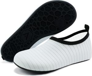 Водные туфли ANLUKE Barefoot Aqua Yoga, быстро сохнущие пляжные плавательные и серфовые носки для женщин и мужчин, белый