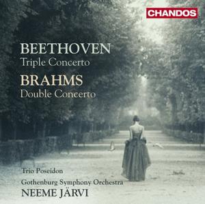 Диск CD Beethoven: Triple Concerto / Brahms: Double Concerto - Ludwig van Beethoven, Johannes Brahms, Neeme Järvi, Trio Poseidon, Gothenburg Symphony Orchestra