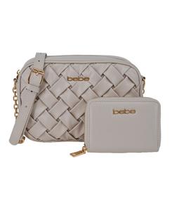 Женская маленькая сумка для фотоаппарата Luca с кошельком Bebe, Cream