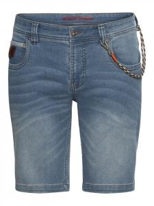 Джинсовые шорты светло-голубого цвета Bruno Banani