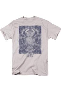 Футболка с коротким рукавом для взрослых с изображением жука Blue Beetle (2023) Gildan, серебряный