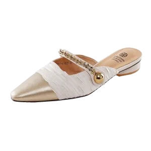 GUDIANFENGDU Женские противоскользящие тапочки с закрытым носком бежевые, цвет Beige