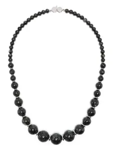 Ожерелье из бусин ларвикита Tom Wood, серебристый