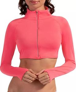 Женский укороченный топ с молнией и защитой от солнца UPF 50 Bloquv