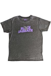 Хлопковая футболка с логотипом Burnout Black Sabbath, серый