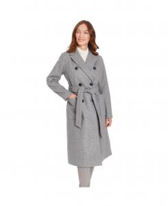 Женское двубортное пальто Clara с поясом Frye, Gray