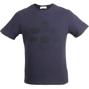 BALMAIN Футболка мужская темно-синяя