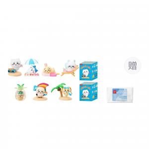 Chiikawa Summer Meme Tea Collection Mystery Boxes Single Mystery Box/Full Box 6 Pcs MINISO