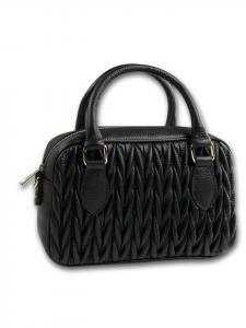 Кожаная сумка через плечо Toscanto, черная, примерно 24 см Toscanto