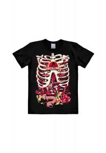 Футболка Easyfit Рик и Морти - Анатомический парк LOGOSHIRT, черный