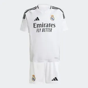 Детский комплект первой формы Real Madrid 2024-2025 Adidas, белый