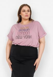 Футболка с принтом WASABI Wasabi Concept, светло-розовый