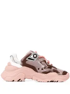 Кроссовки с сетчатыми вставками Nº21, розовый