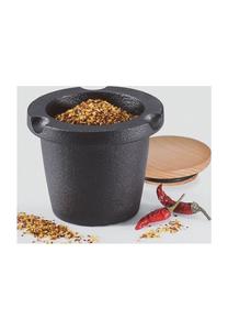 Терка для специй Ø 8см, чугун/бук Zassenhaus, черный