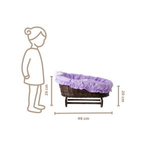 Плетеная Качалка Для Кукол С Подстьем 46Х28 В 20/25 См WickerPL