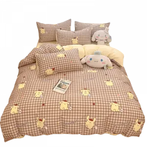 100% Cotton Print Пододеяльник Sanrio, Cocoa Pompompurin