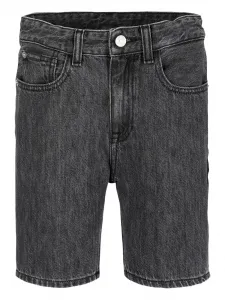 Шорты с нашивкой-логотипом Calvin Klein Kids, черный