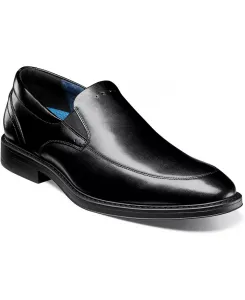 Мужские туфли Centro Flex Venetian Moc Toe Nunn Bush, черный