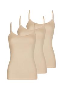 Спагетти топ 3-упаковка ежедневно Nina Von C., цвет nude