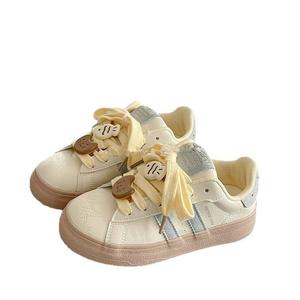 Alxnan Женские низкие скейтерские кроссовки желто-синие, цвет Yellow Blue