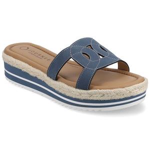 Женские сандалии Rosalinda на танкетке Journee, Denim